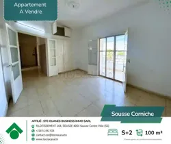À Vendre – Appartement S2 à la Corniche Sousse