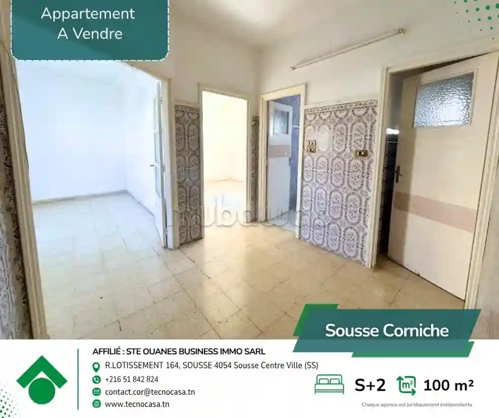 À Vendre – Appartement S2 à la Corniche Sousse - Vue 3