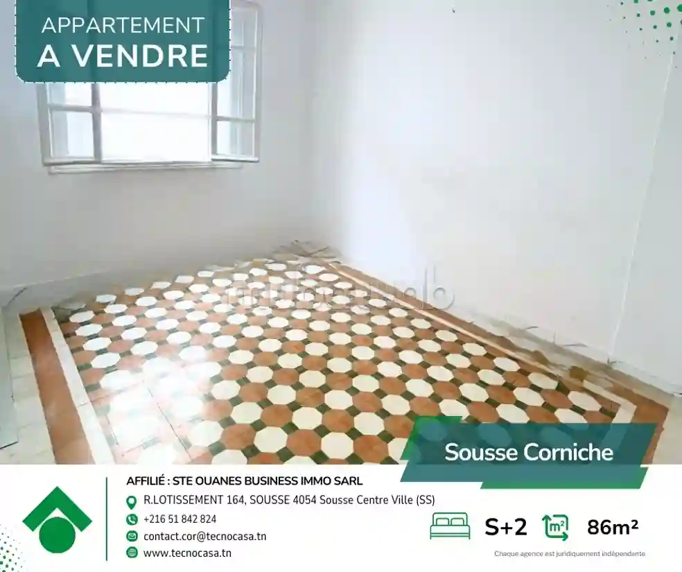 S2 Non Meublé à La Corniche - Vue 3