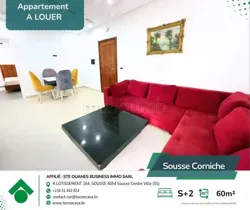 À Louer – Appartement S2 Meublé à la Corniche