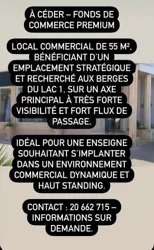 Fond de Commerce aux Berges du lac 1