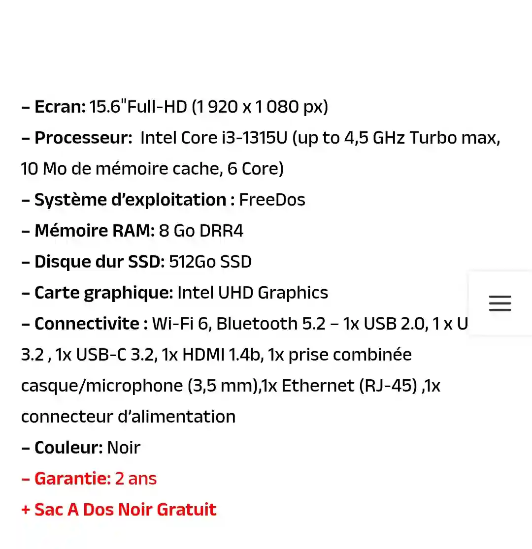 Pc Jamais Utilisé à Sfax Ville - Vue 2