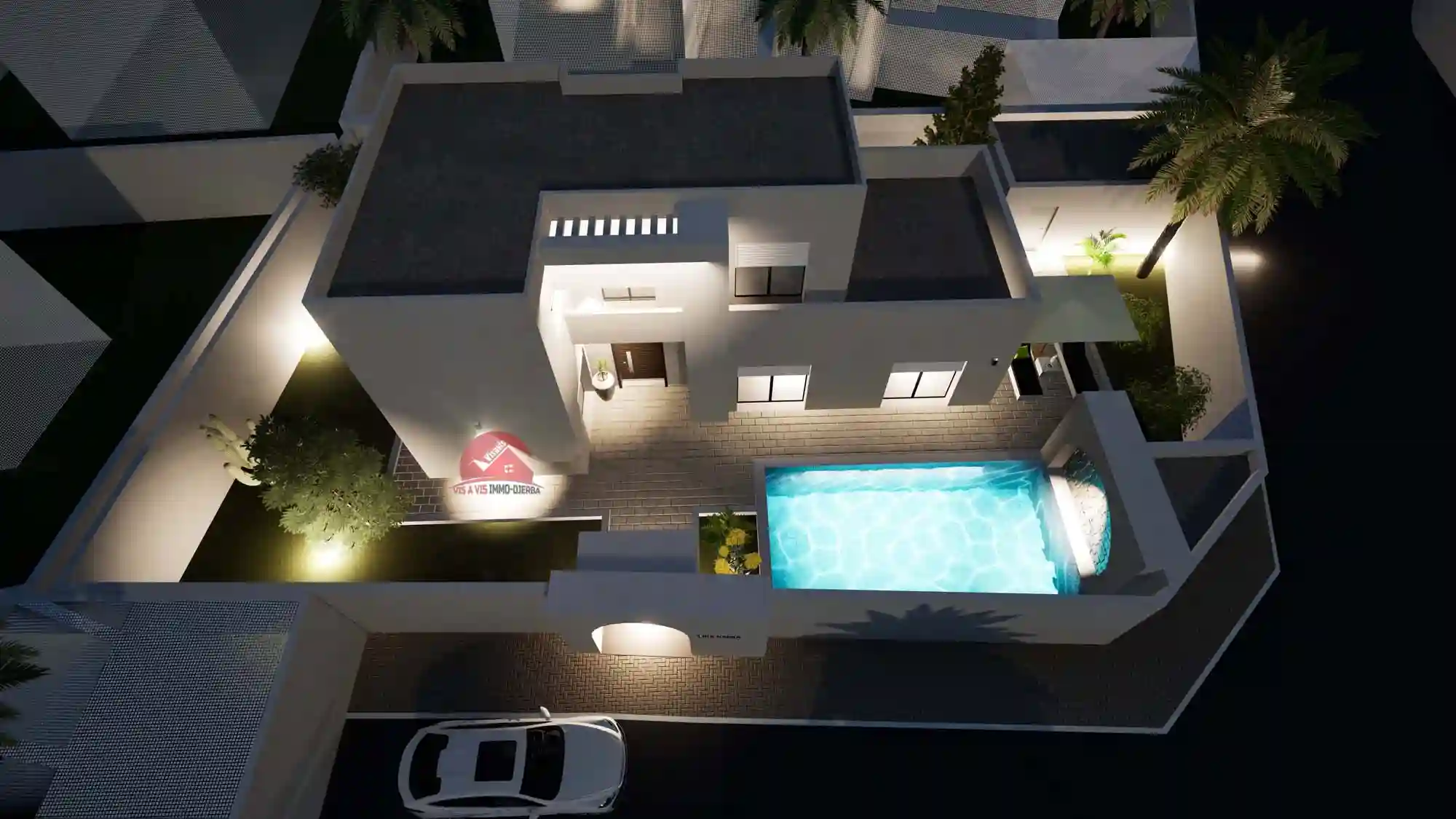 Projet de Villa Avec Piscine à Houmt Souk Djerba zu p 741 - Vue 1