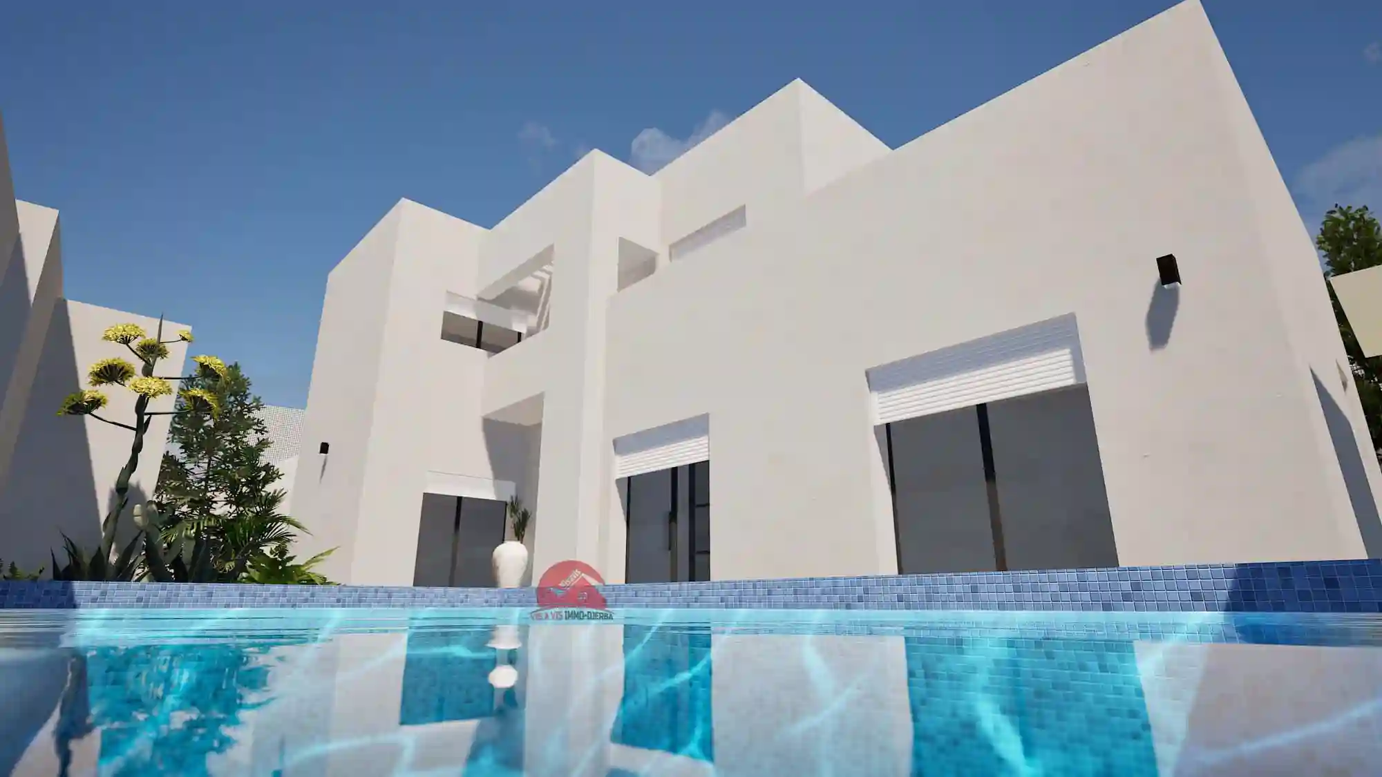 Projet de Villa Avec Piscine à Houmt Souk Djerba zu p 741 - Vue 4