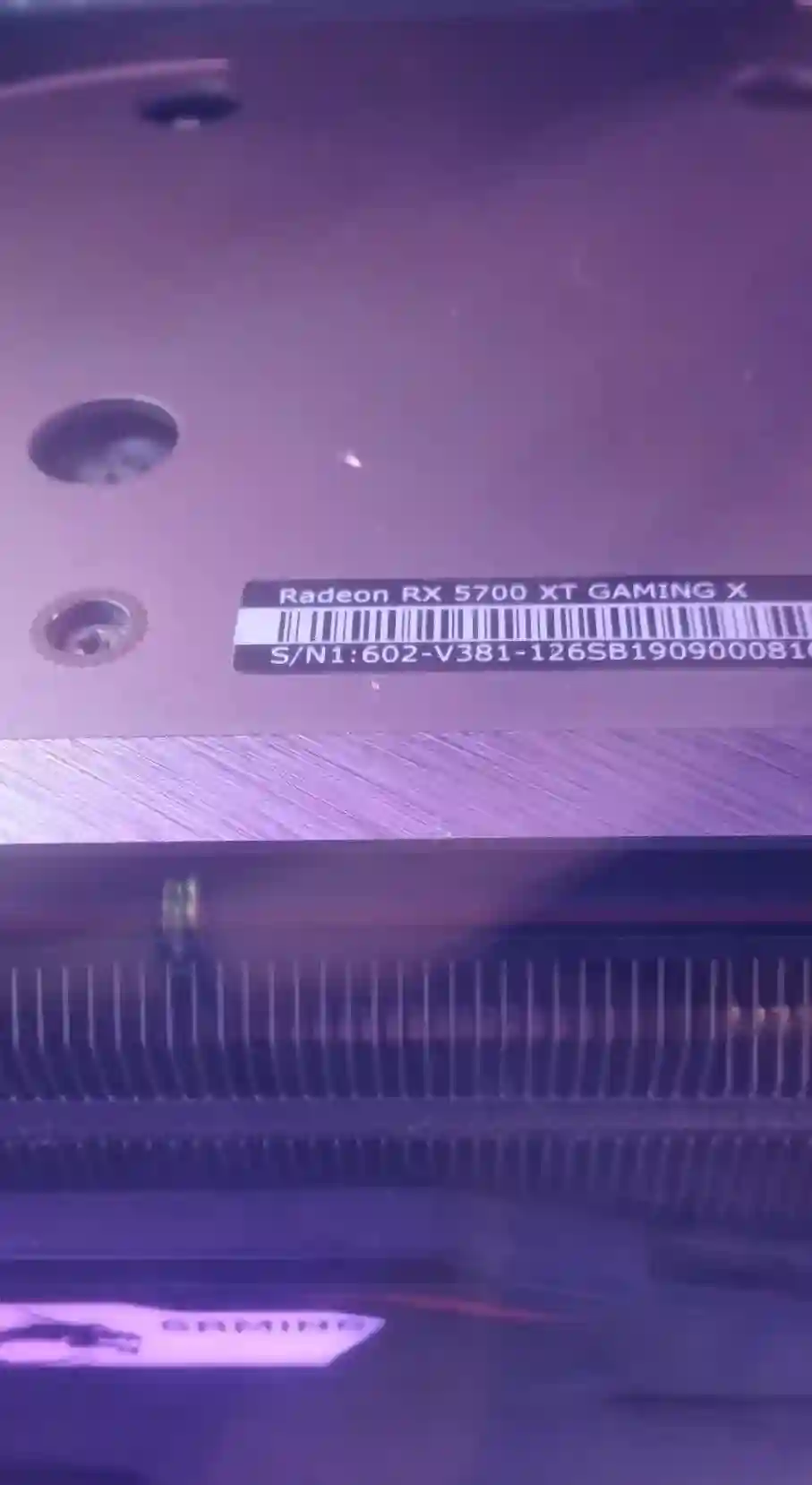 RX 5700 XT MSI Gaming X 8Go Gddr6 - Vue 1