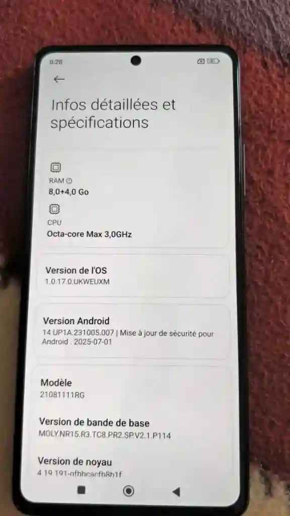 Xiaomi 11t - Vue 2