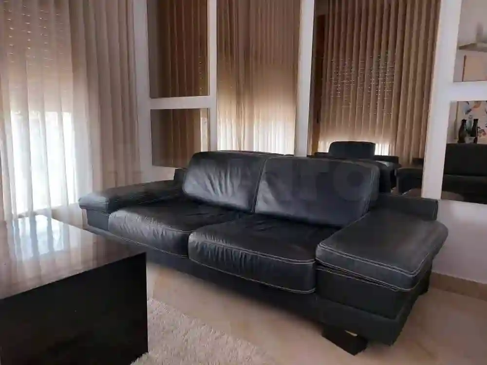 🛋️ Salon en Cuir Noir – Excellent État - Vue 1