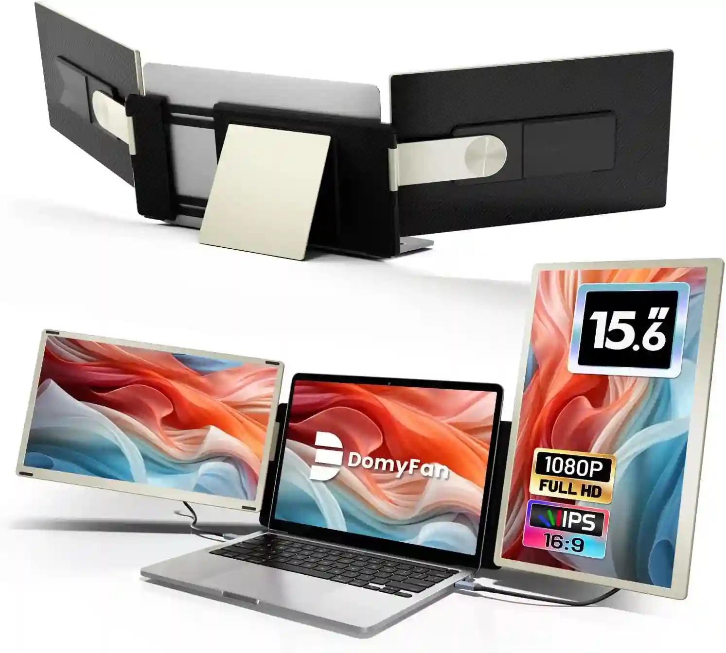 Écran Extenseur Laptop Portable Triple Extension - Vue 3