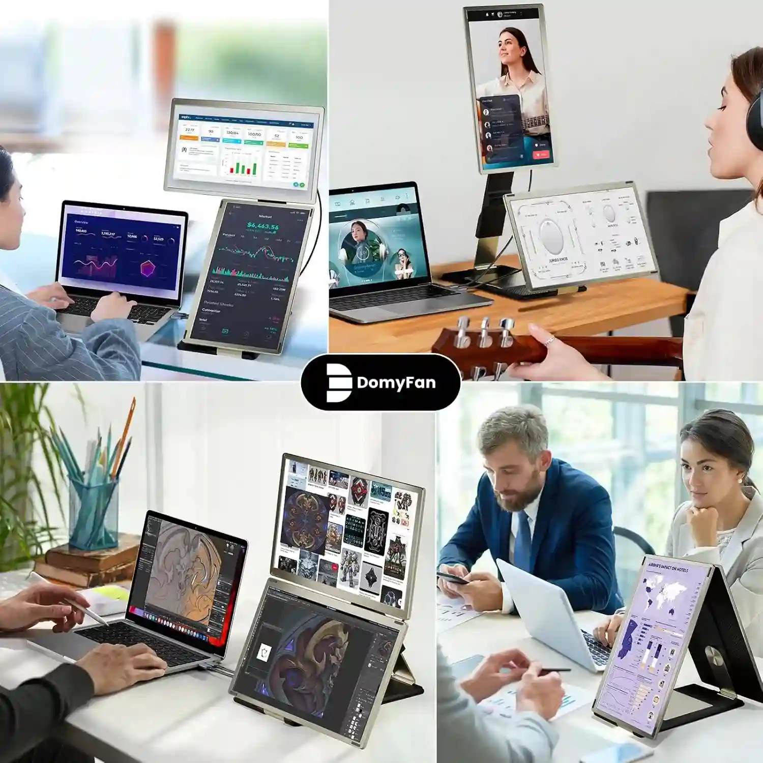 Écran Extenseur Laptop Portable Triple Extension - Vue 5