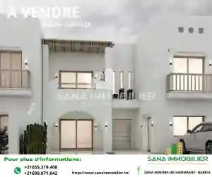 A Villa s3 Style Duplex Ref461a à Barraket Essahel - Vue 1