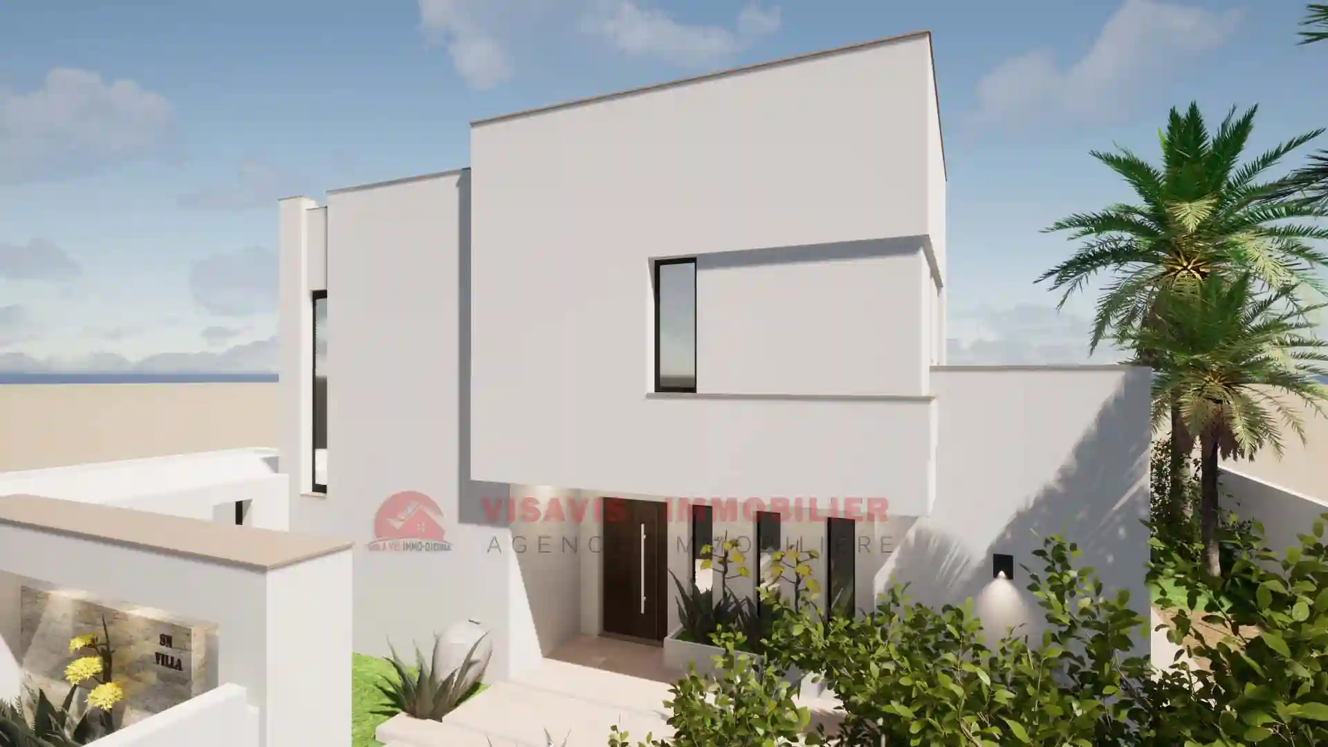 Construire une Villa Avec Piscine à Djerba en Tunisie zu p 695 - Vue 1