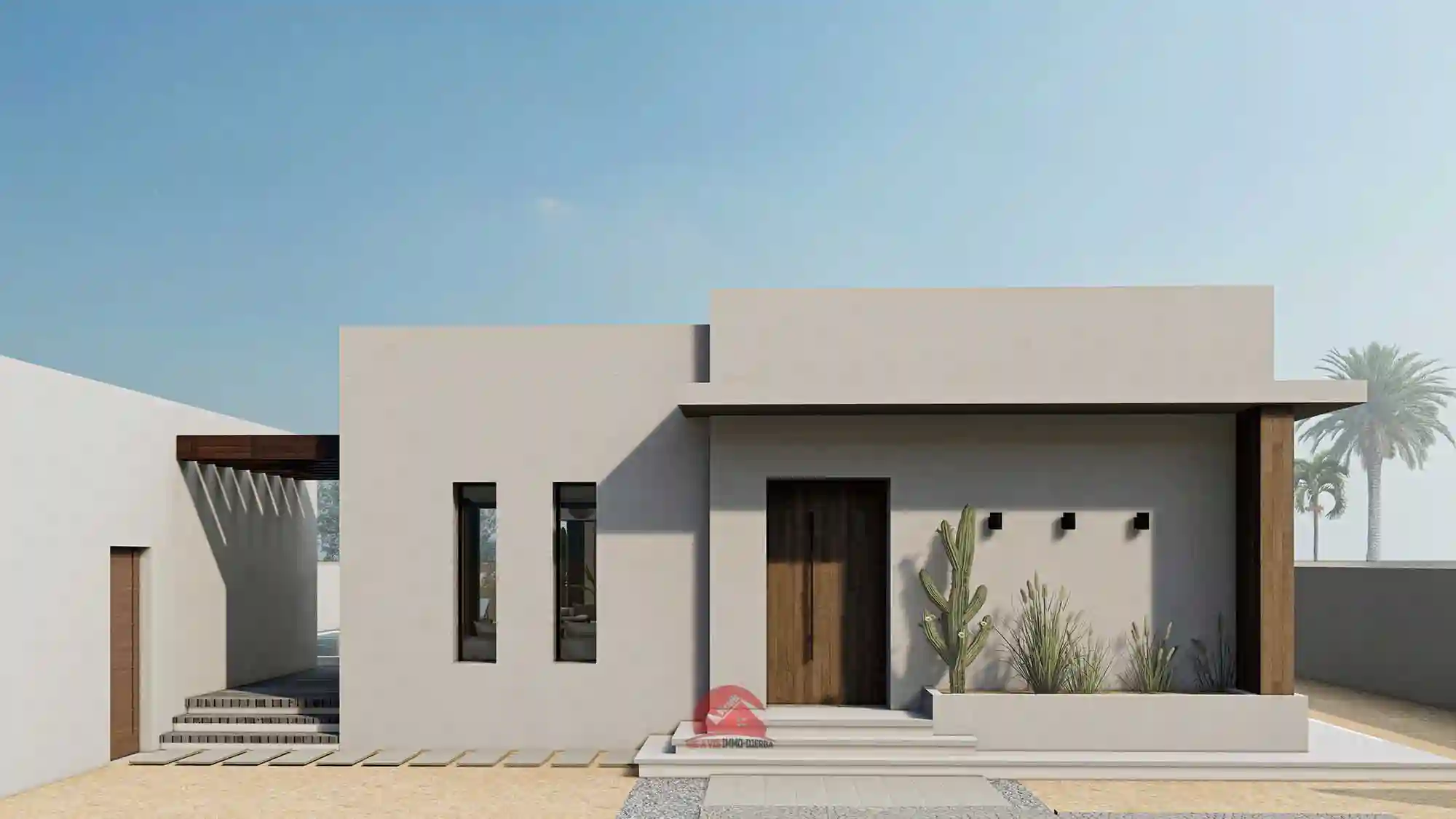 Villa en u et Piscine Privée à Houmt Souk Djerba p 653 - Vue 2