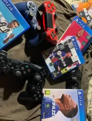 Lot Accessoires et Jeux PS4 & PS3 - État Propre