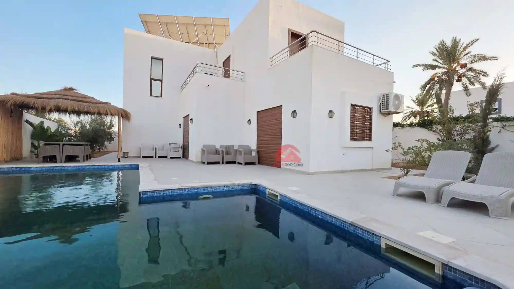 Villa Avec Piscine à Houmt Souk Djerba zu v 733 - Vue 1