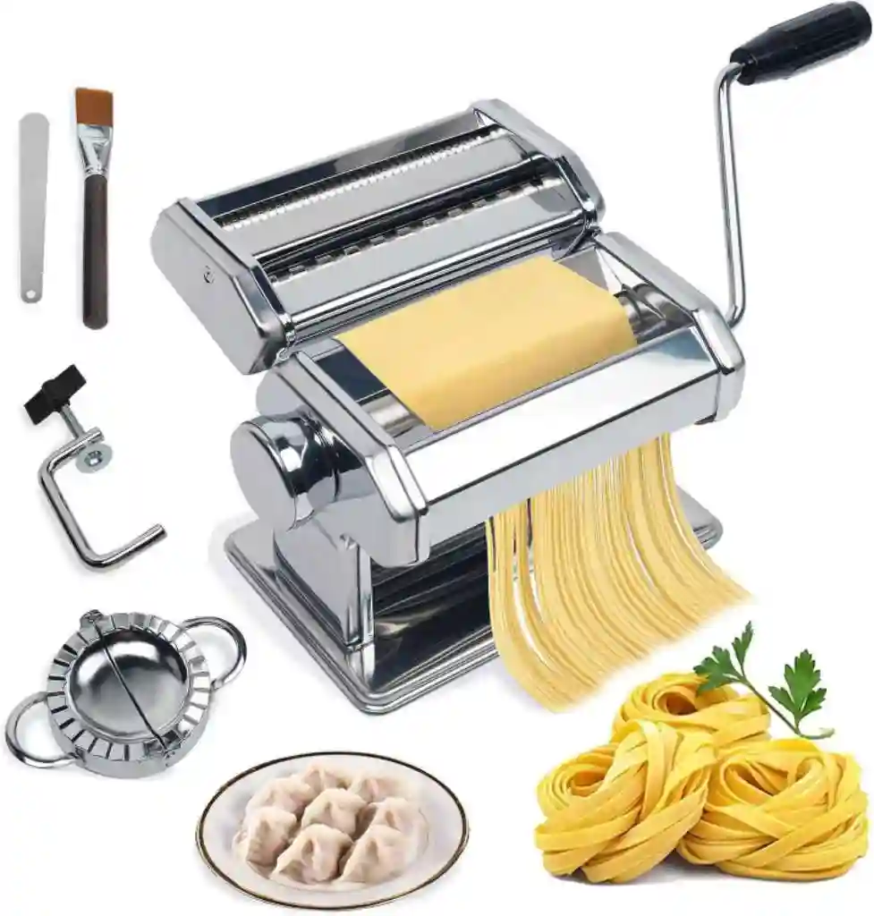 Machine à Pâtes Manuelle en Acier Inoxydable - Vue 1