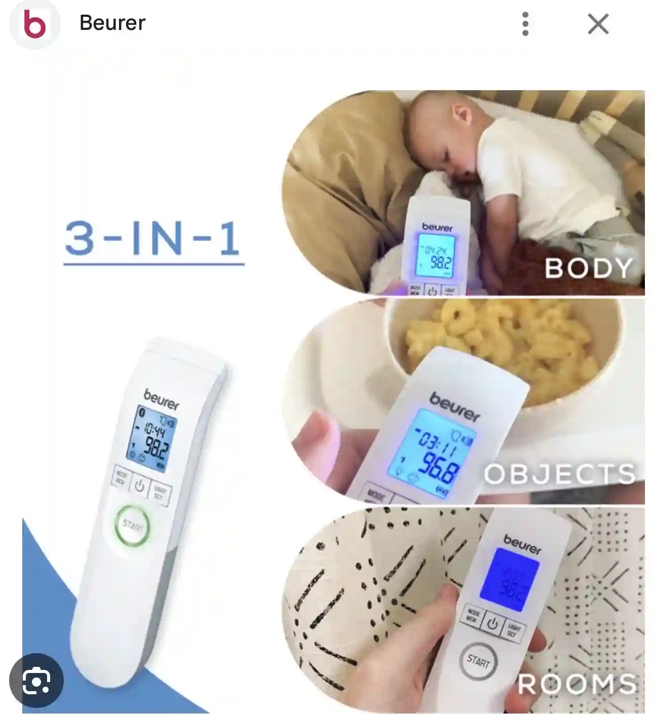 Thermomètre Beurer FT 95 - Vue 5