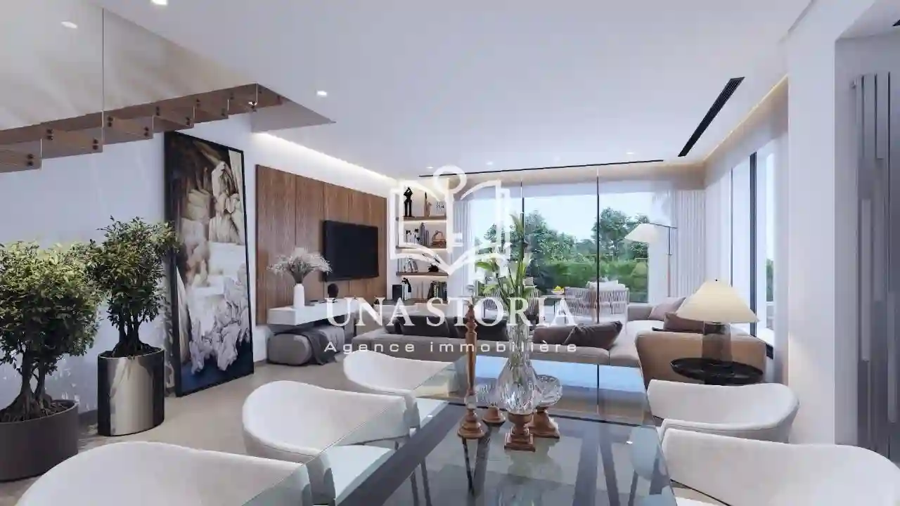 Villa Jumelée s Plus 4 Neuve Jamais Habitée à La Soukra - Vue 4