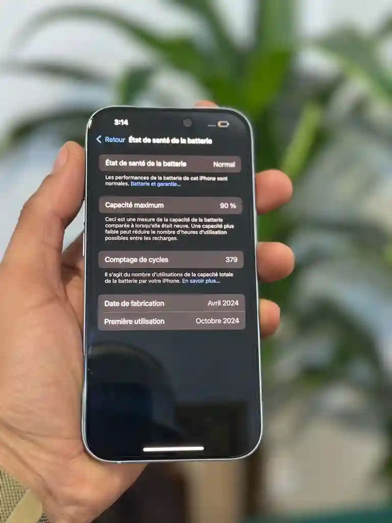 Iphone 15 90 128gb - Vue 4