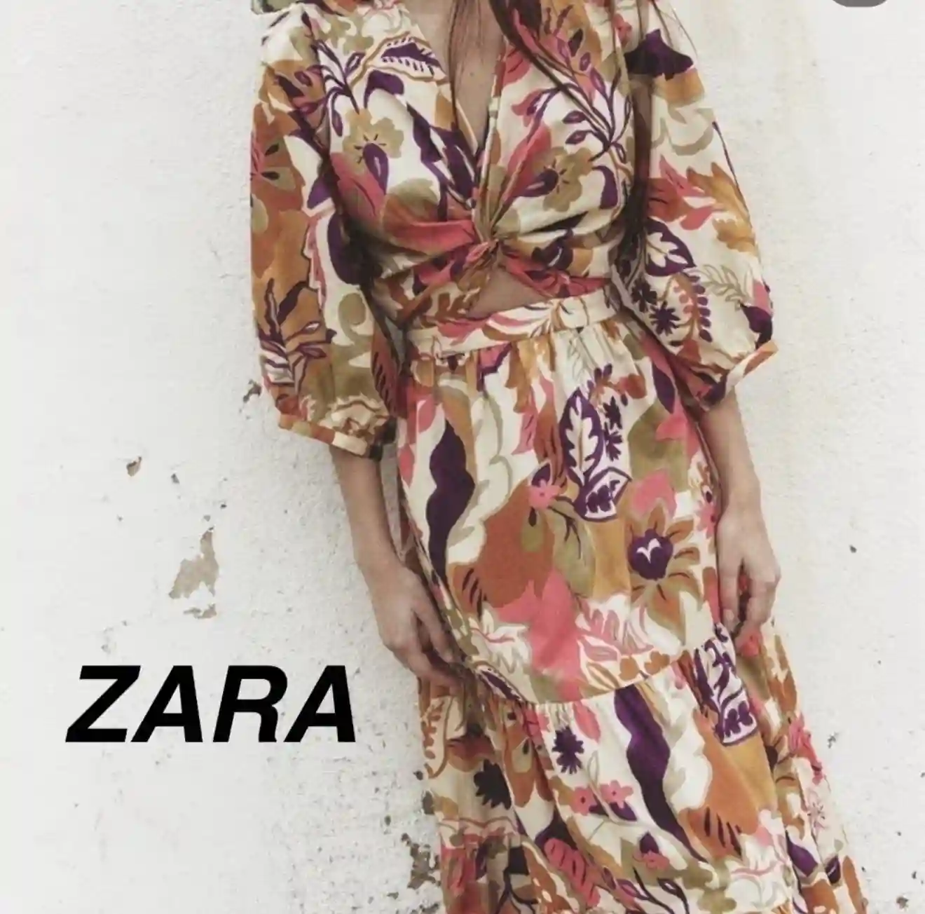 Robe Zara Fleurie - Vue 1