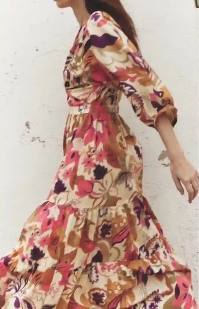 Robe Zara Fleurie - Vue 2