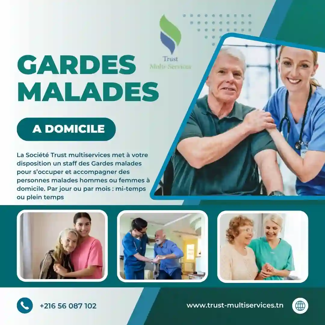 👩‍⚕️ Service de Garde Malade à Domicile 