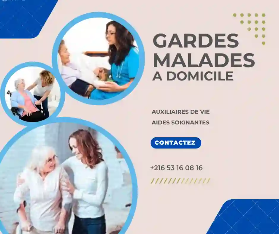 GARDES MALADES A DOMICILE A BEJA