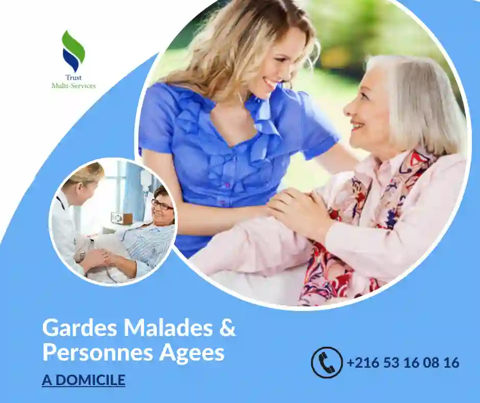 GARDES MALADES A DOMICILE A BORJ BACCOUCHE -ARIANA