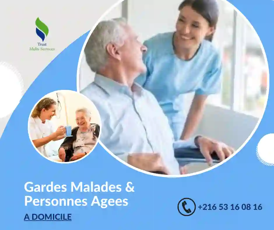 GARDES MALADES A DOMICILE A BORJ LOUZIR-ARIANA