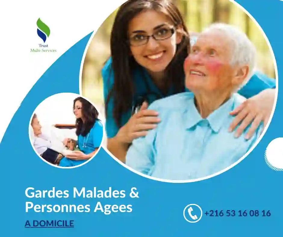 GARDES MALADES A DOMICILE A ELMENZAH 5