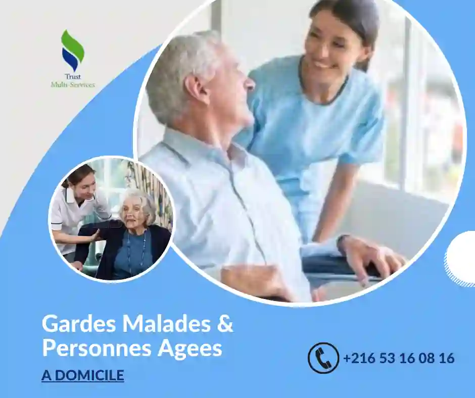 GARDES MALADES A DOMICILE A ELMENZAH 8