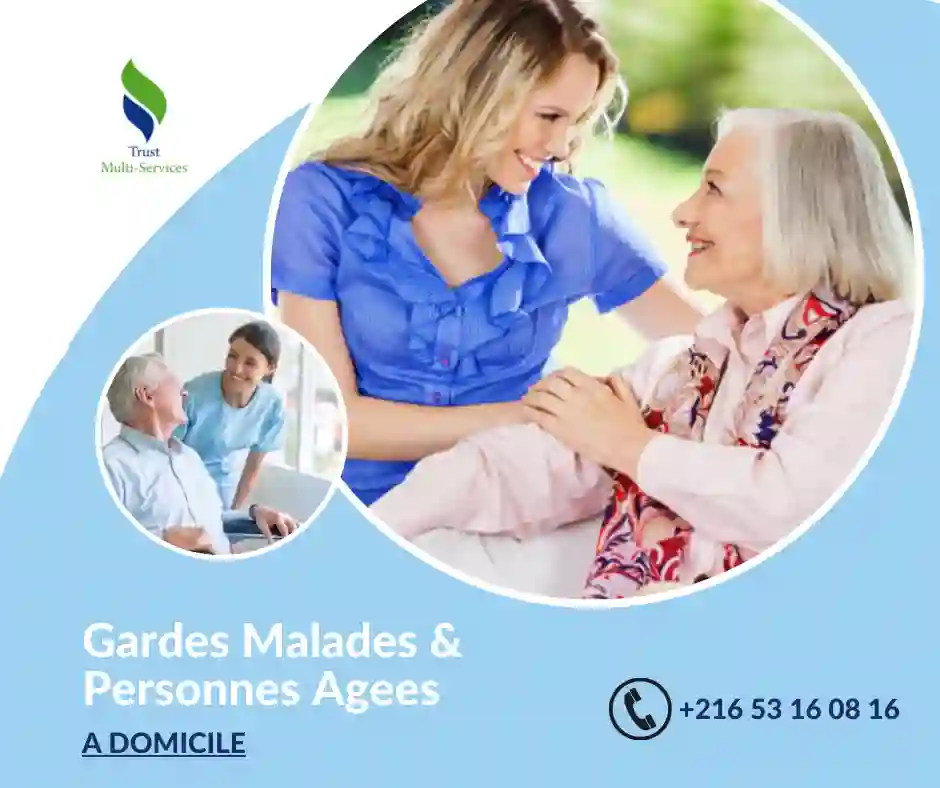 GARDES MALADES A DOMICILE A RIADH LANDALOUS -ARIANA