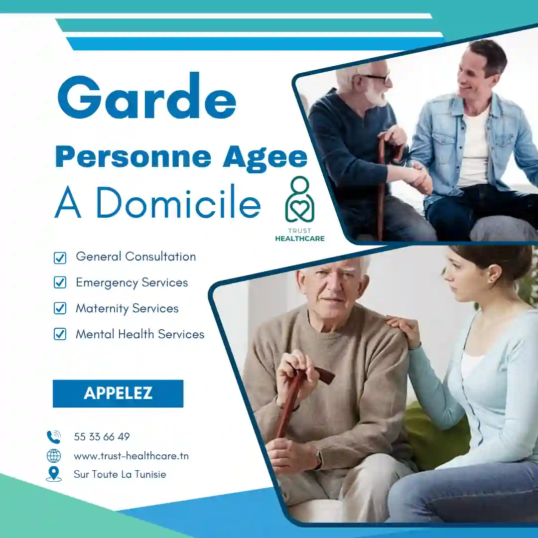 GARDE DE PERSONNES ÂGÉES À DOMICILE A KELIBIA