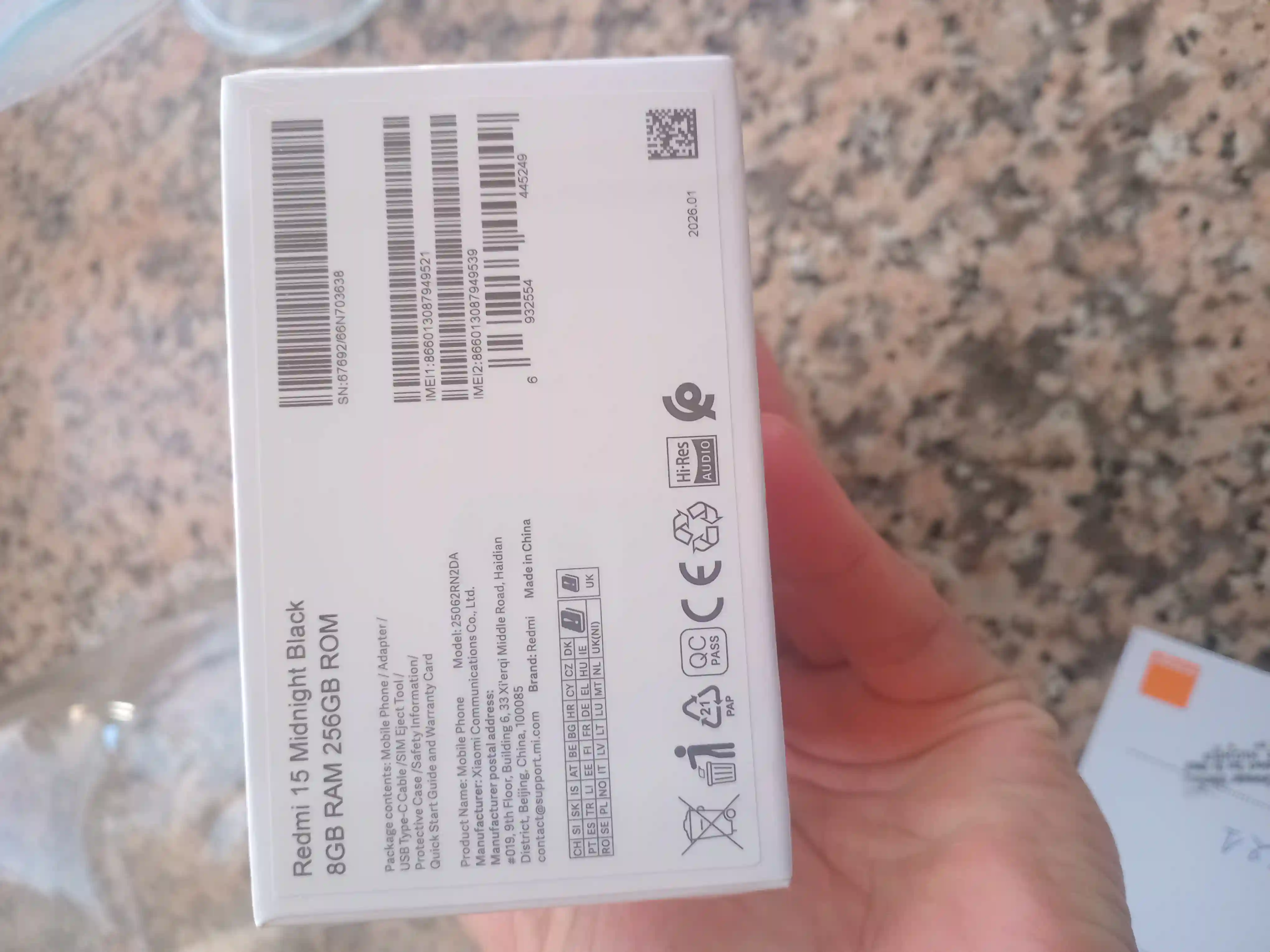 Smartphone Redmi 15 Cacheté à Le Bardo - Vue 1