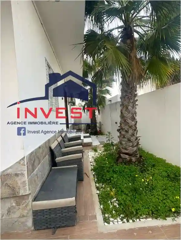 Rez de Jardin Meublé Avec Piscine à Gammarth Supérieur - Vue 1