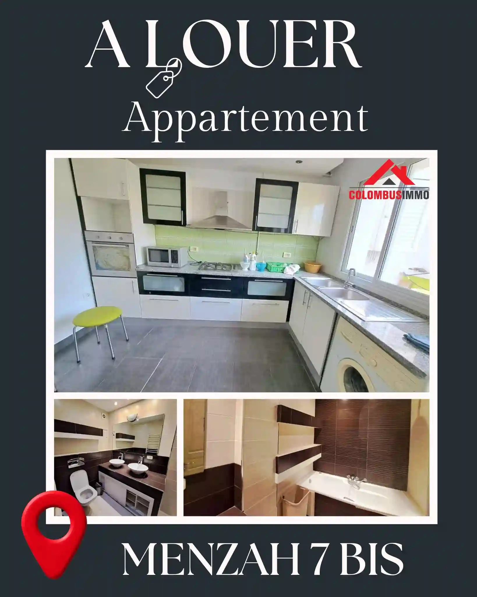 Appartement s2 à Menzah 7bis - Vue 2