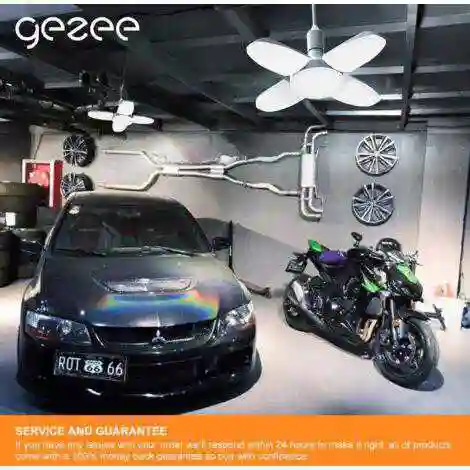 D'une Lampe de Garage à LED de 60W Avec un Culot - Vue 2
