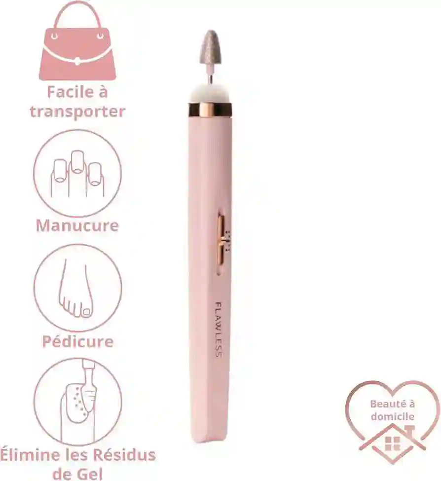 kit de Manucure Électrique Flowers Salon Nails Rechargeable - Vue 5