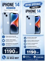 Iphone 14 Bleu à Le Bardo