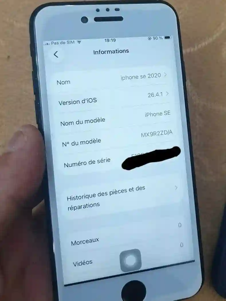 Iphone se 2020 - Vue 5