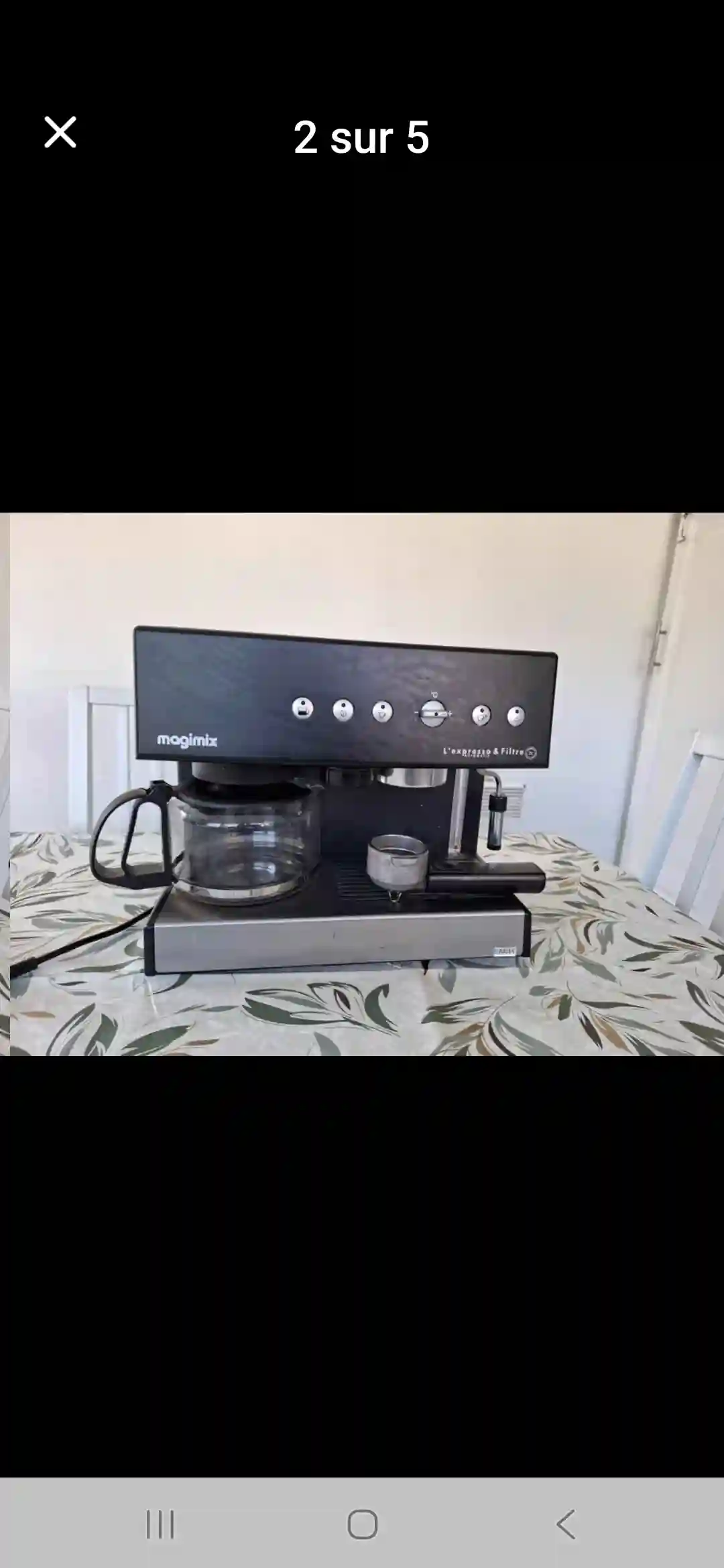 Cafetiere Expresso Cappucino Magimix à Mannouba - Vue 1