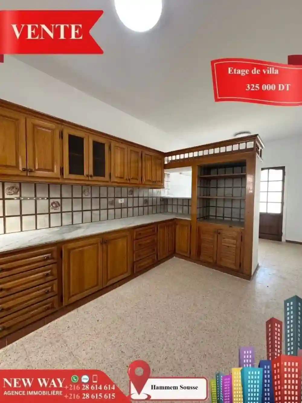 Etage de Villa Avec une Entrée Indépendante à Hammem Sousse - Vue 2