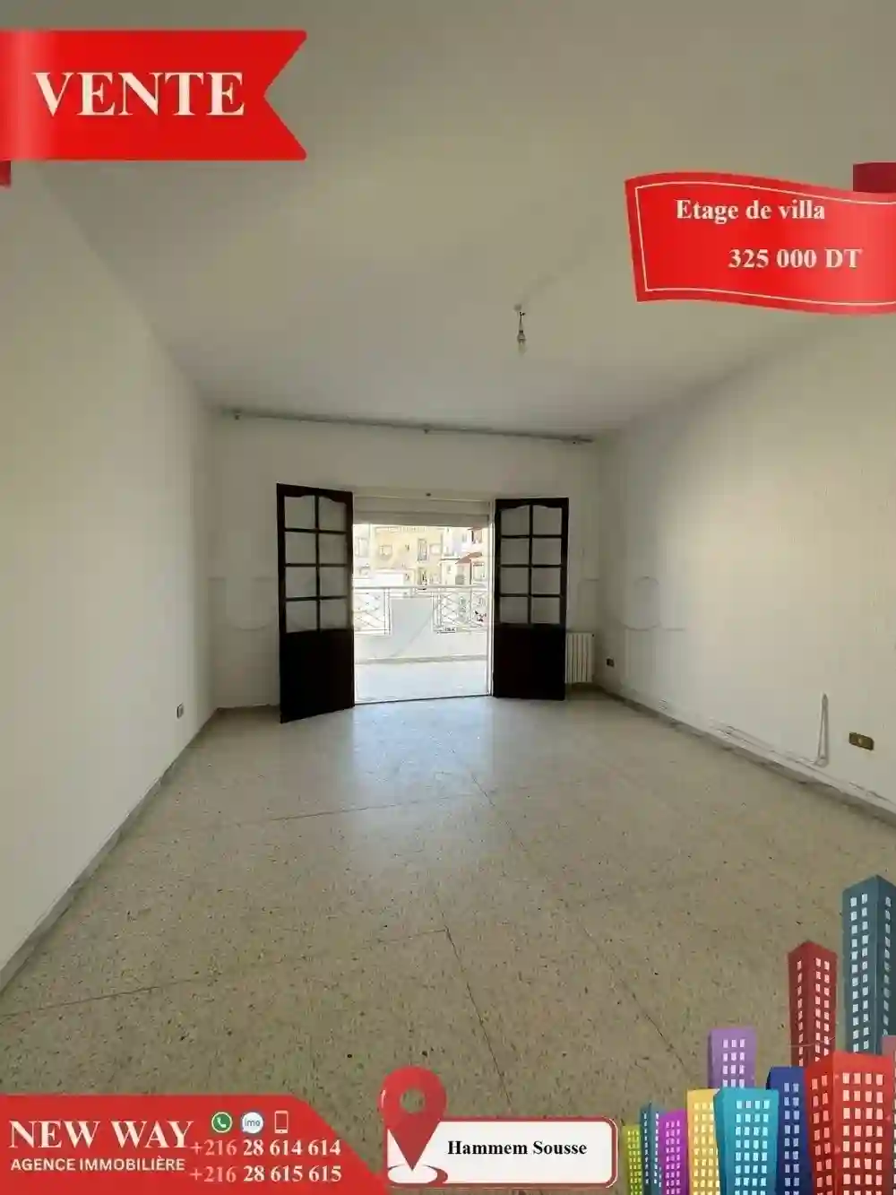 Etage de Villa Avec une Entrée Indépendante à Hammem Sousse - Vue 7