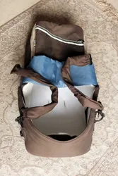 Landau Pour Bébé Marron et Bleu